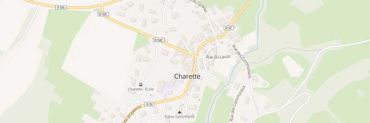 Plan du 7 Rte d’Optevoz à Charette