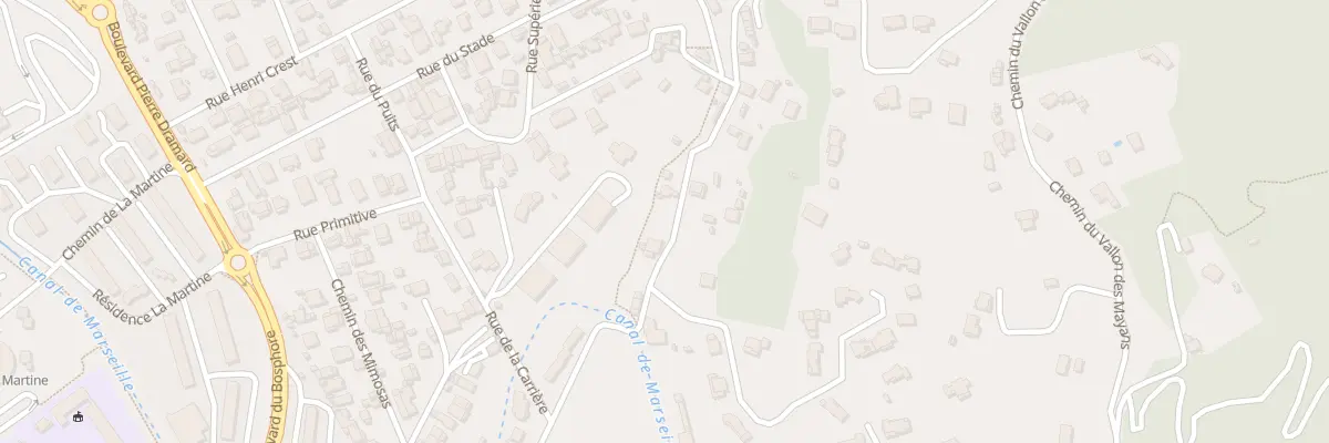 Plan du 67 Che du Vallon des Pins à Marseille 15e Arrondissement