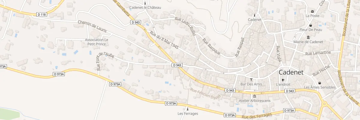 Plan du 58 Rue Victor Hugo à Cadenet