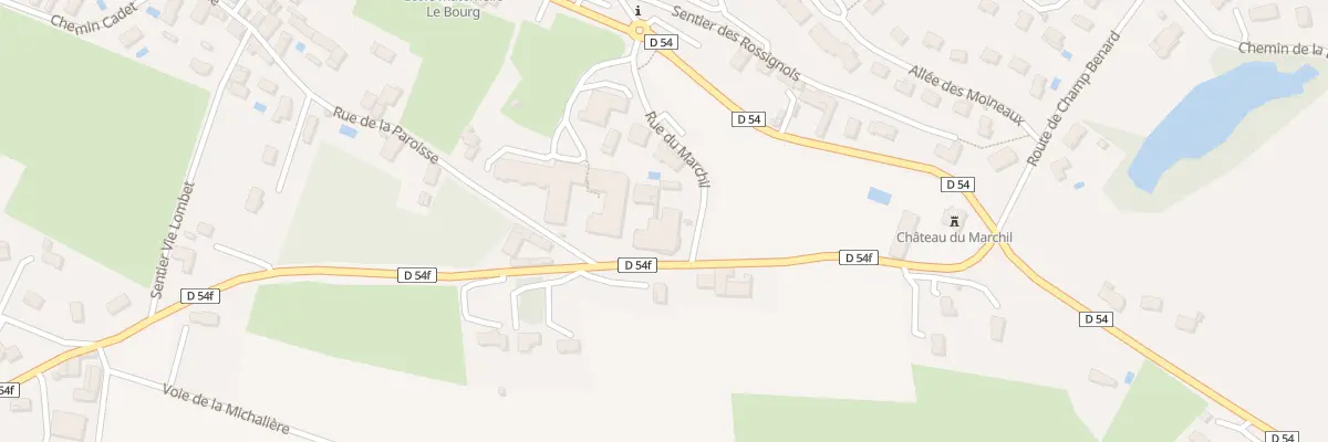 Plan du 6 Rue du Marchil à Saint-Chef
