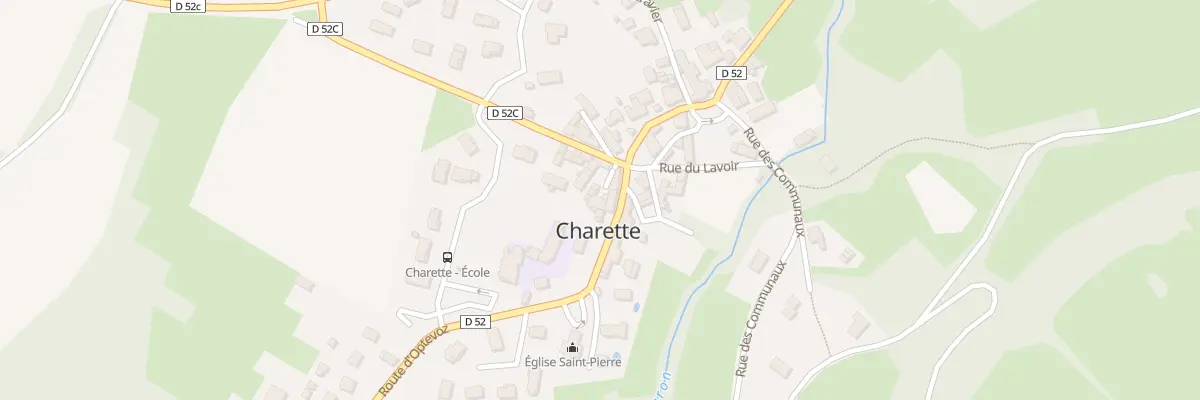 Plan du 7 Rte de Lyon à Charette
