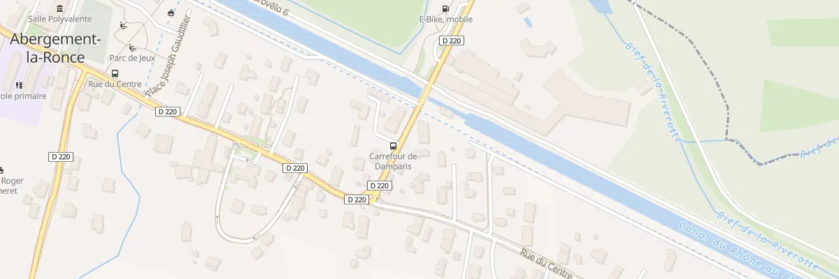 Plan du 3 Rte de Damparis à Abergement-la-Ronce
