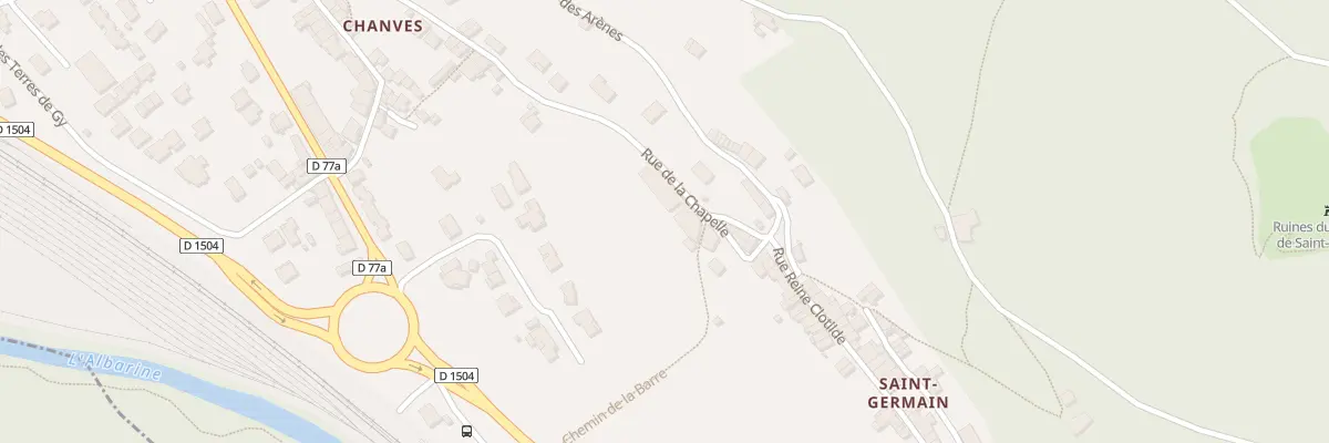 Plan du 70 Rue de la Chapelle à Ambérieu-en-Bugey