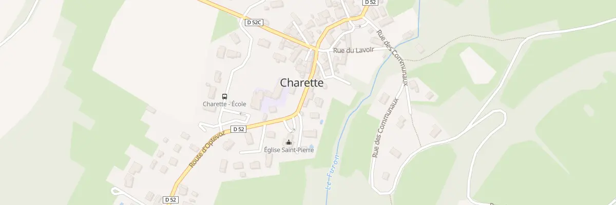 Plan du 363 Rte d’Optevoz à Charette