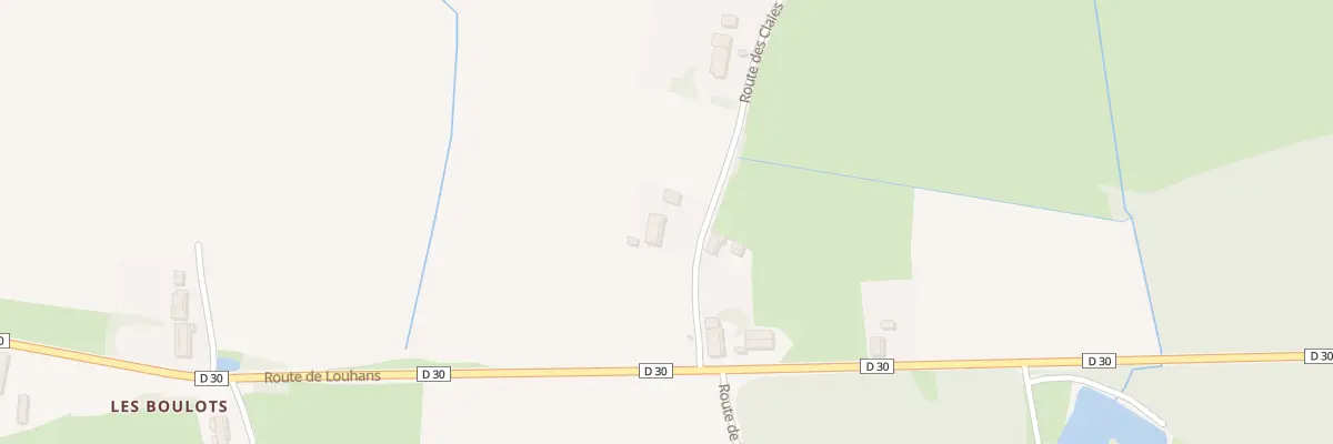 Plan du 1536 Rte des Claies à Savigny-en-Revermont
