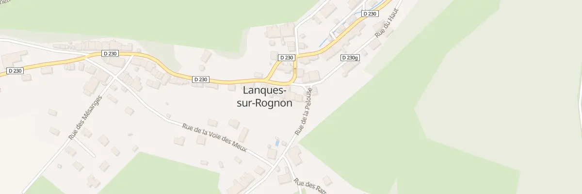 Plan du 6 Rue du Haut à Lanques-sur-Rognon