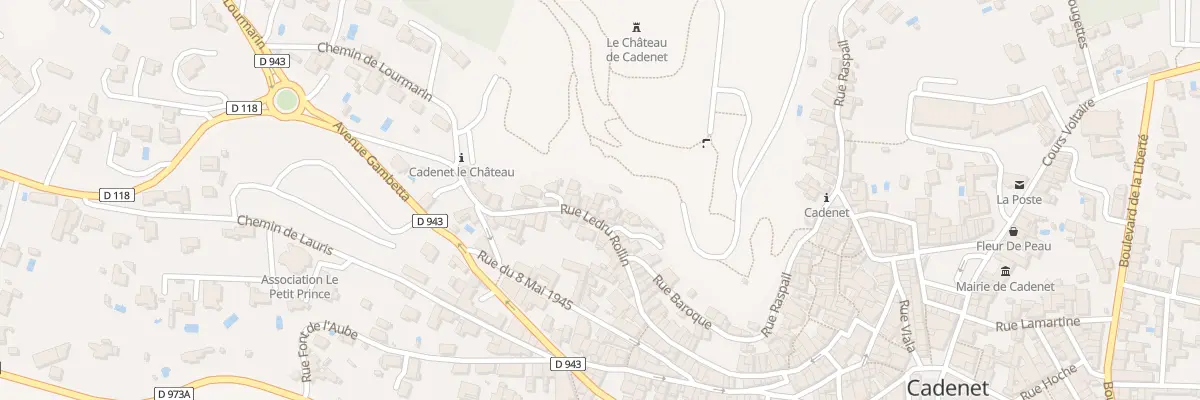 Plan du 60 Rue Ledru Rollin à Cadenet