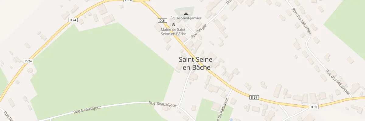 Plan du 4 Rte du Jura à Saint-Seine-en-Bâche