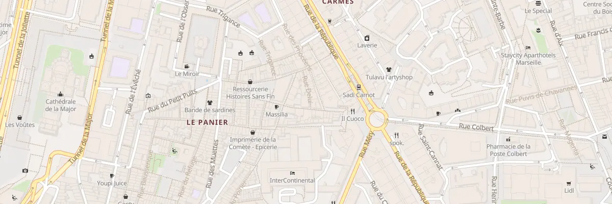Plan du 2 Rue delui à Marseille 2e Arrondissement
