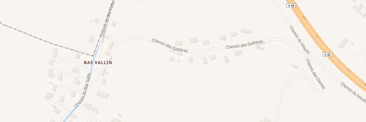 Plan du 371 Che des Gallières à Saint-Victor-de-Cessieu