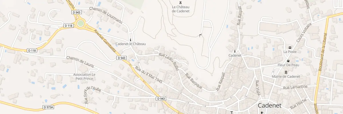 Plan du 58 Rue Ledru Rollin à Cadenet