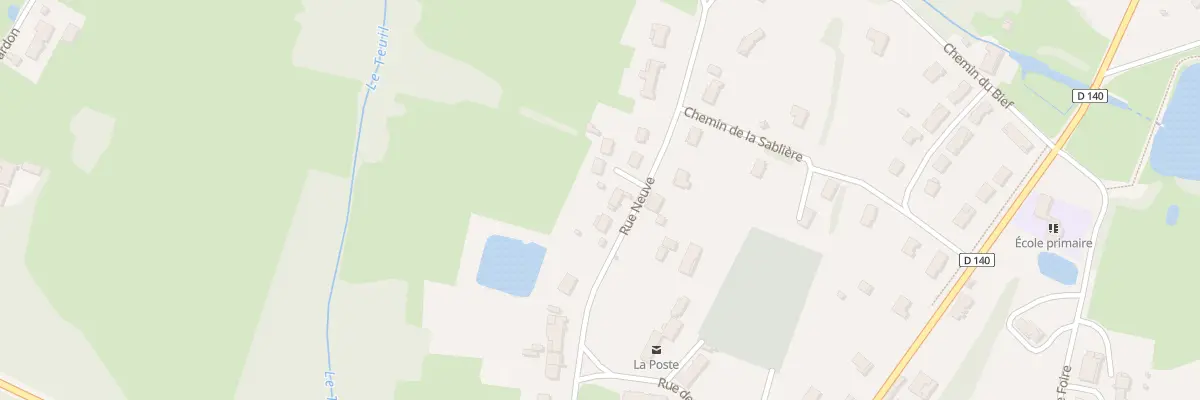 Plan du 265 Rue Neuve à Saillenard