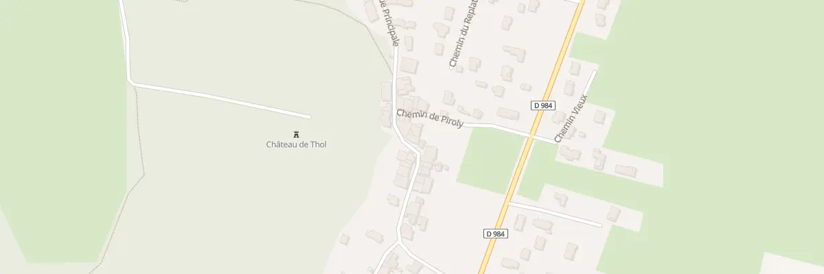 Plan du 593 Rue Principale à Neuville-sur-Ain
