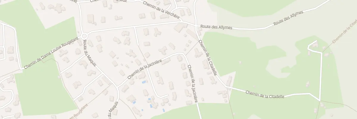 Plan du 16 Che de la Jacinière à Ambérieu-en-Bugey