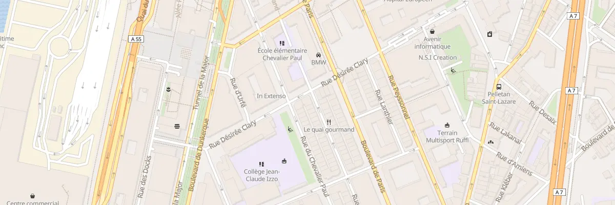 Plan du 27 Rue desiree clary à Marseille 2e Arrondissement