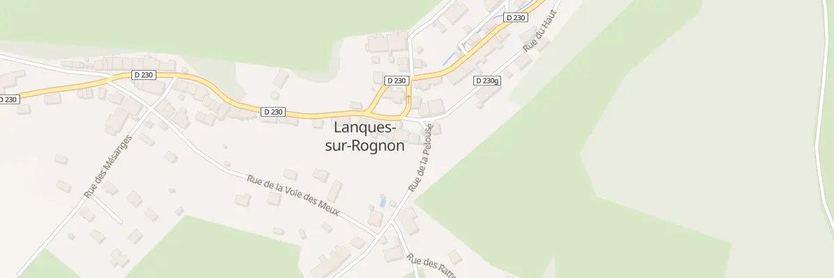 Plan du 8 Rue du Haut à Lanques-sur-Rognon