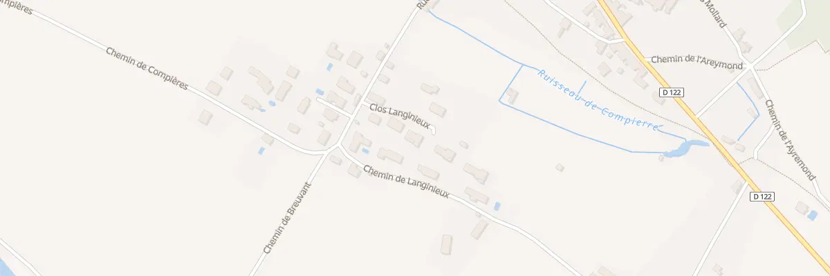 Plan du 5467 Rue de Breuvant à Saint-Sorlin-en-Bugey