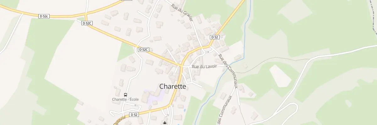 Plan du 269 Rte d’Optevoz à Charette