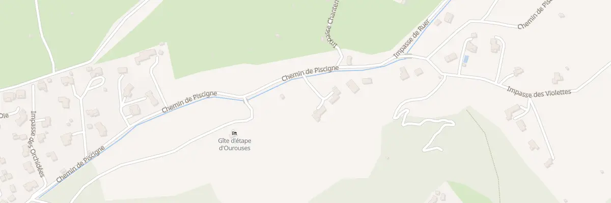 Plan du 760 Che de Piscigne à Die