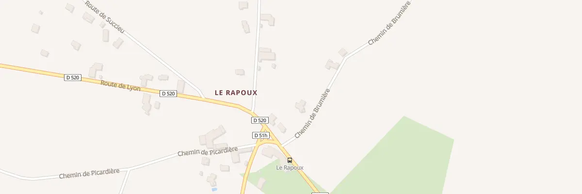 Plan de Rte de Torchefelon à Montcarra