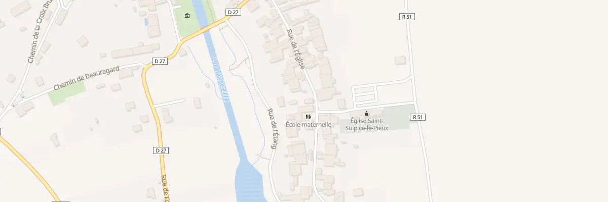 Plan du 38 Rue de l’Eglise à Fontaine-Française