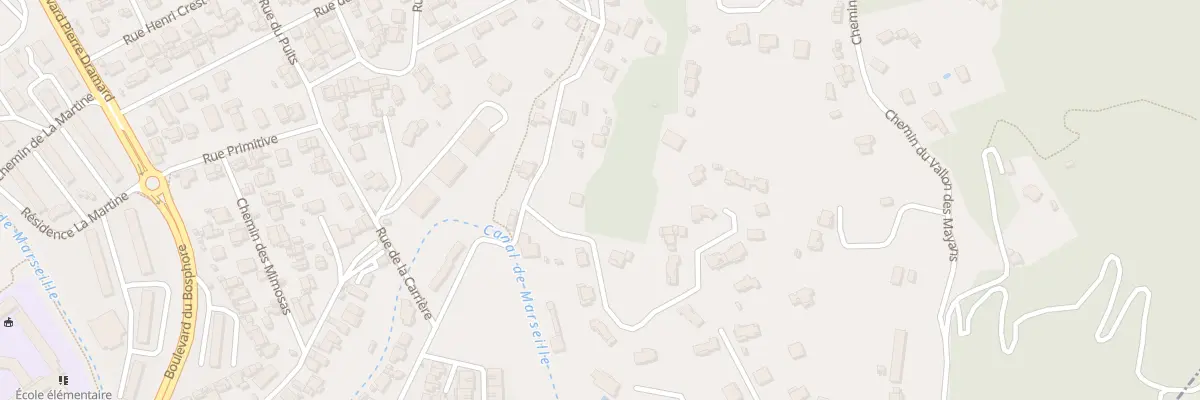 Plan du 64 Che du Vallon des Pins à Marseille 15e Arrondissement