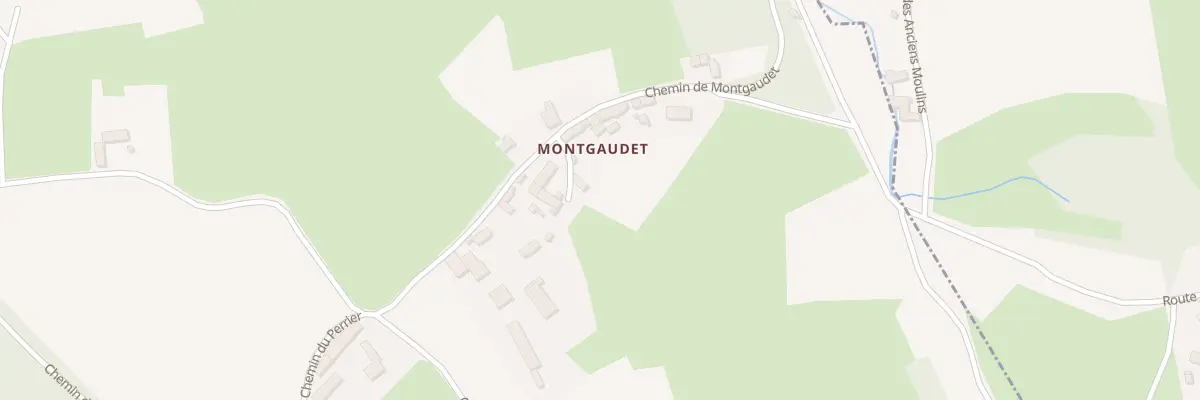 Plan du 5011 Montgaudet à Soleymieu