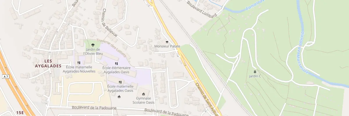 Plan du 83 Che St Antoine A St Joseph à Marseille 15e Arrondissement