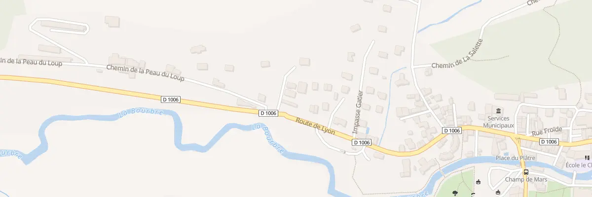 Plan du 48 Rte de Lyon à Cessieu