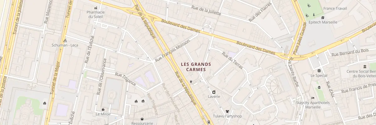 Plan du 29 Rue jean trinquet à Marseille 2e Arrondissement