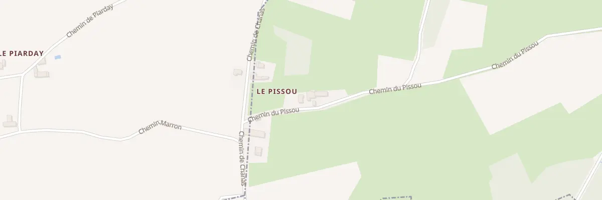 Plan du 780 Che du Pissou à Montcarra
