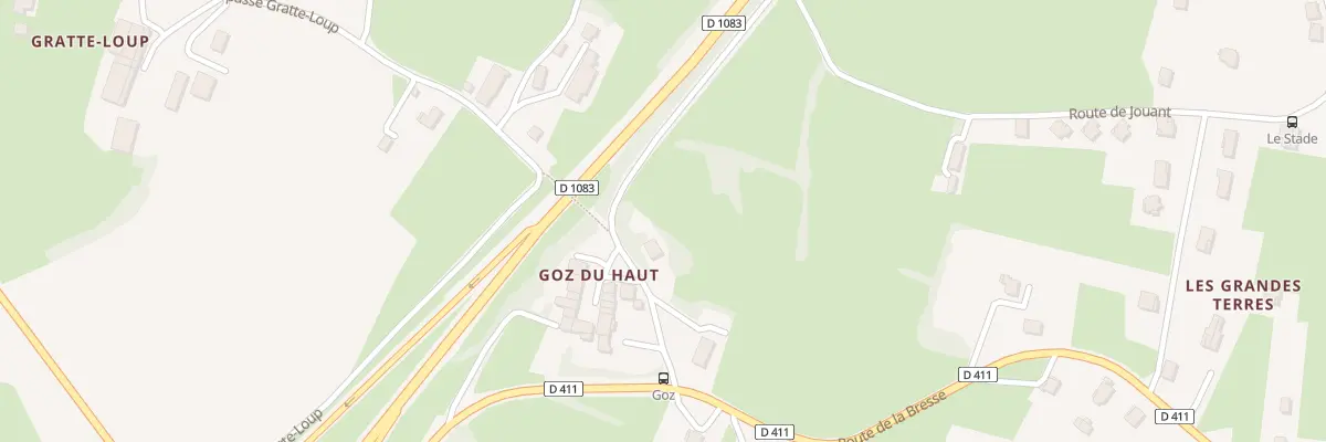 Plan du 80 Rte de Goz du Haut à Champagnat
