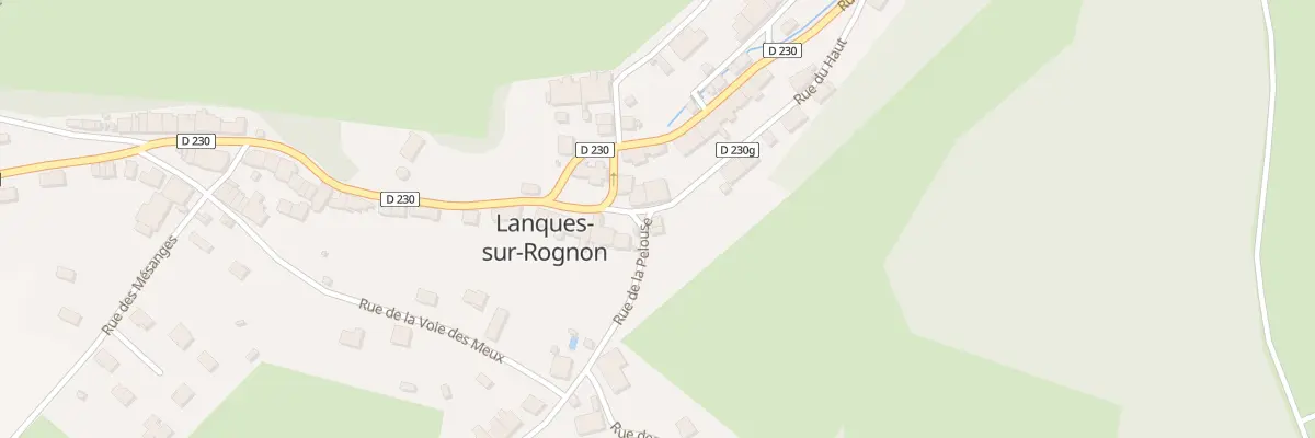Plan du 8B Rue du Haut à Lanques-sur-Rognon
