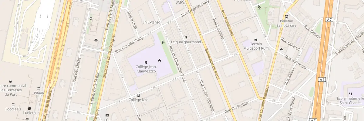 Plan du 42 Rue Chevalier Paul à Marseille 2e Arrondissement