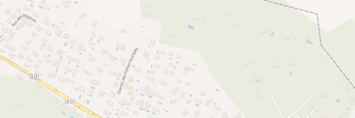 Plan du 61 Che des Petites Fourques à Éguilles