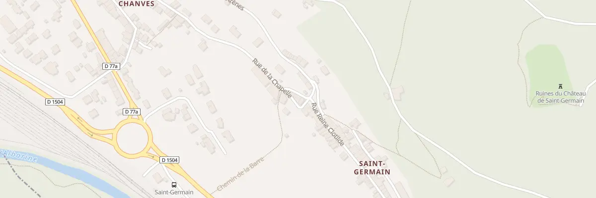 Plan du 77 Rue de la Chapelle à Ambérieu-en-Bugey