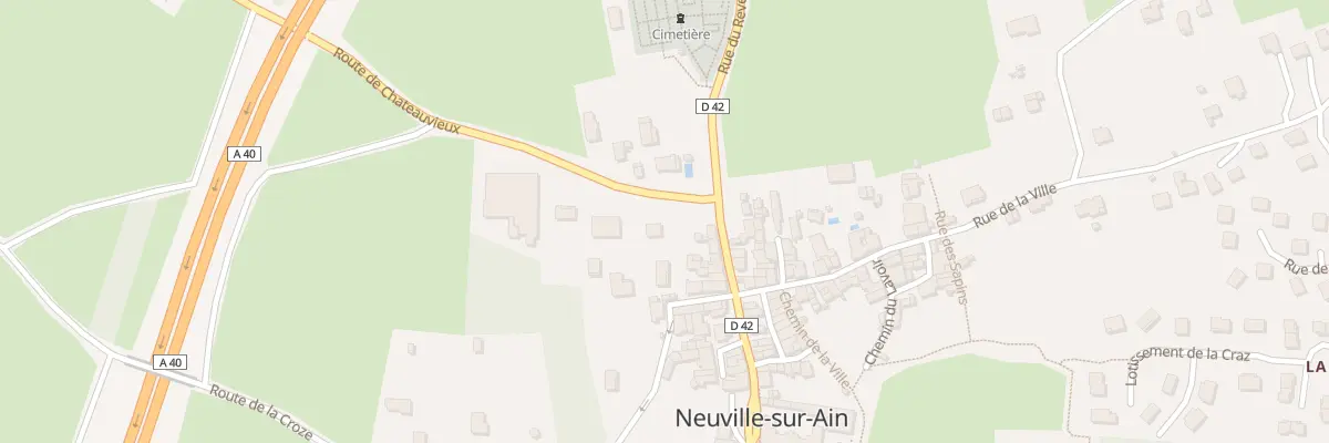 Plan du 41 Rte de Chateauvieux à Neuville-sur-Ain
