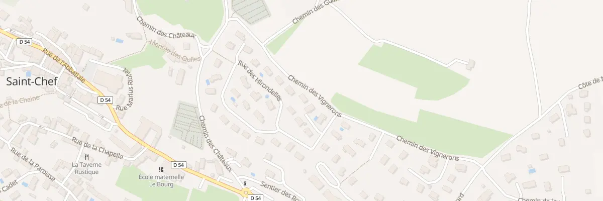 Plan du 12 Rue des Hirondelles à Saint-Chef