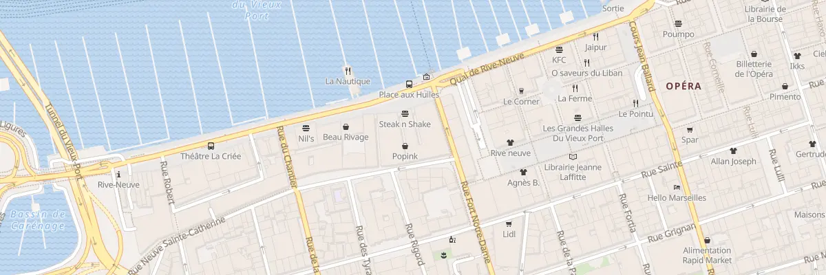 Plan du 15 Quai Rive Neuve à Marseille 7e Arrondissement