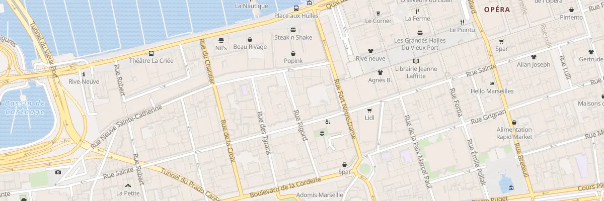 Plan du 72 Rue sainte à Marseille 7e Arrondissement