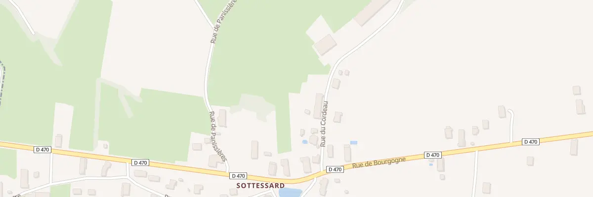 Plan du 7 Rue du Cordeau à Cosges