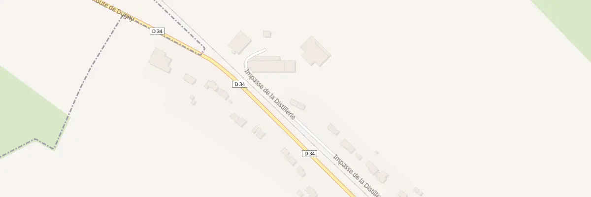 Plan du 26 Imp de la Distillerie à Belleray
