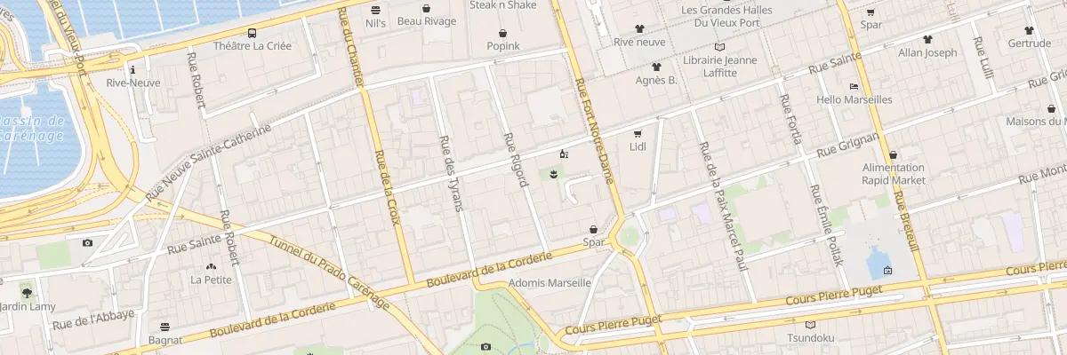 Plan du 79 Rue sainte à Marseille 7e Arrondissement