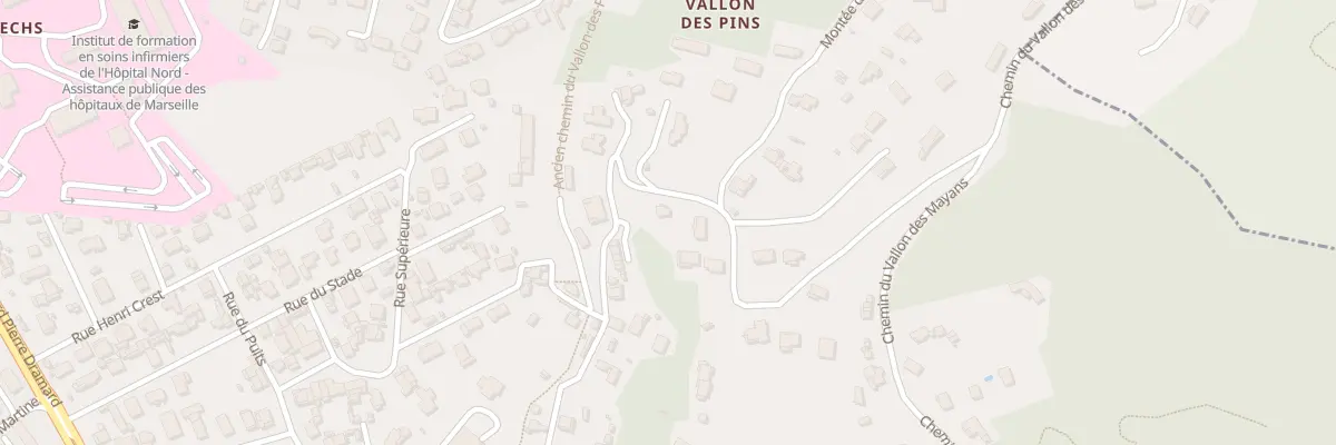 Plan du 106 Che du Vallon des Pins à Marseille 15e Arrondissement
