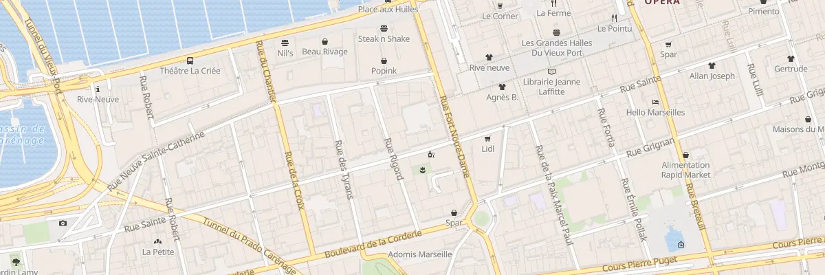 Plan du 70B Rue sainte à Marseille 7e Arrondissement
