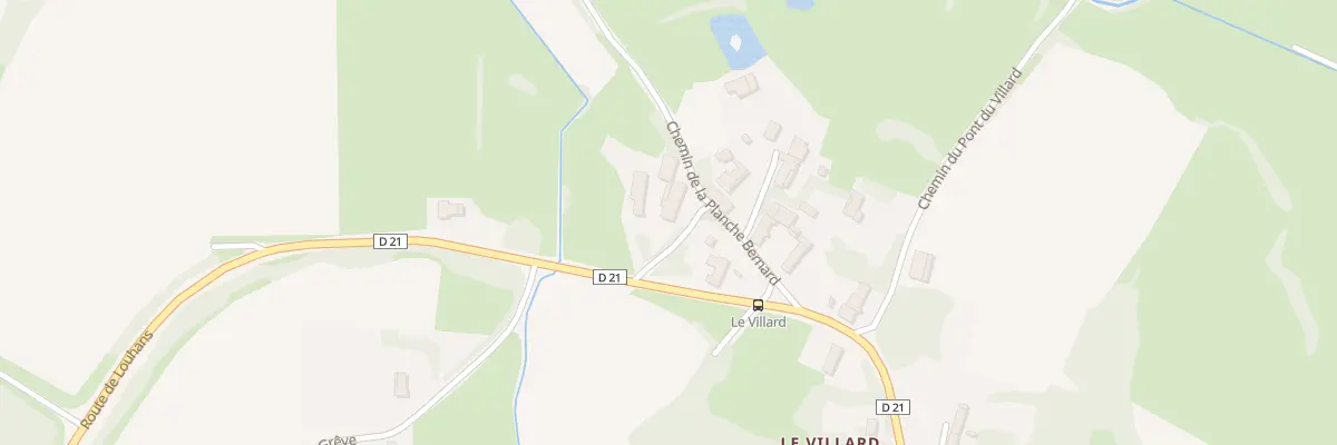 Plan du 8 Che de la Planche Bernard à Flacey-en-Bresse