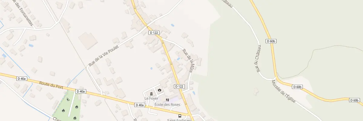 Plan du 95 Gr Grande Rue à Saint-Sorlin-en-Bugey