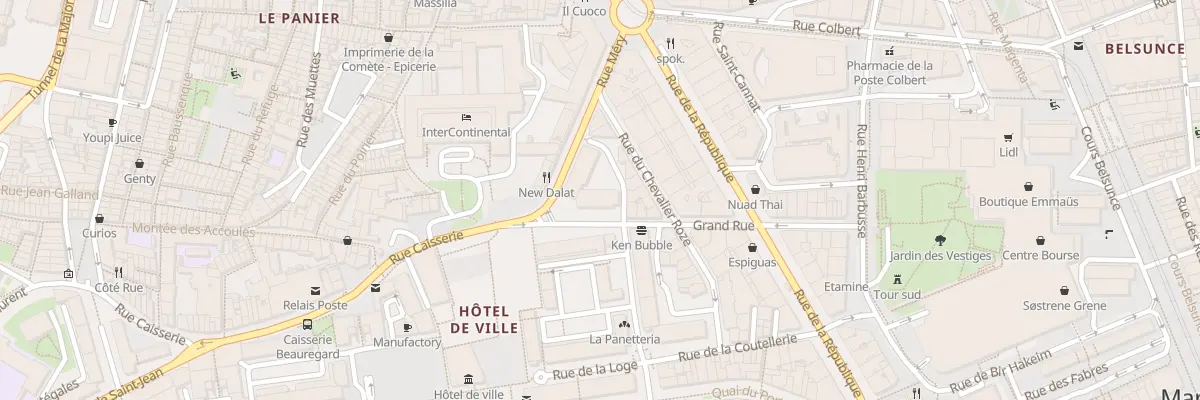 Plan du 36 Grand Rue à Marseille 2e Arrondissement