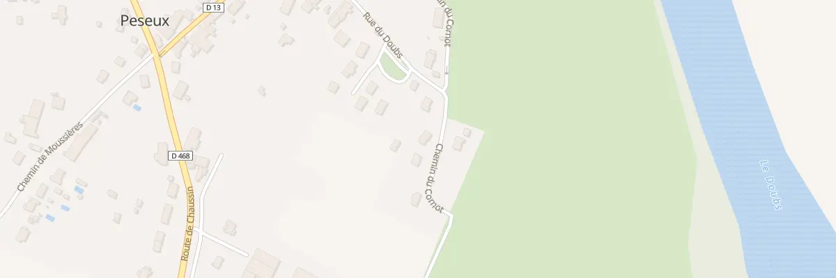Plan du 8B Che du Cornot à Peseux