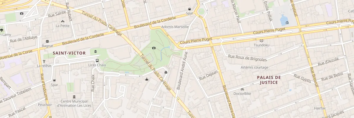 Plan du 2 Bd Andre Aune à Marseille 7e Arrondissement